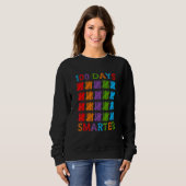 Sweatshirt 100 Jours Enseignant Smarter Enseignant Tea de cla (Devant entier)