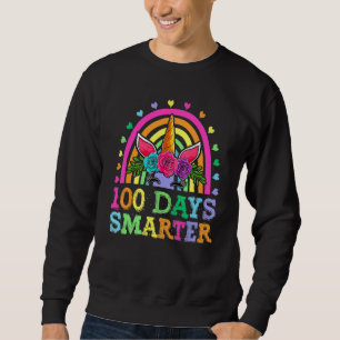 Sweatshirt 100 Jours Smarter Chemise Girls School Enfants Uni