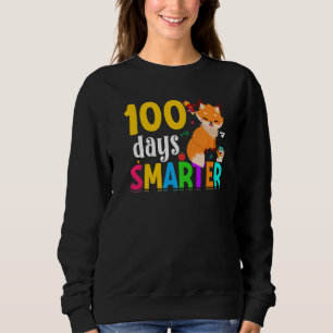 Sweatshirt 100 Jours Smarter Cute Animal Fox 100 Jours De Sch