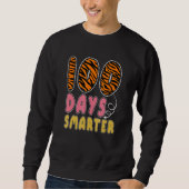 Sweatshirt 100 Jours Smarter Tiger Imprimer 100E Jour De L'Éc (Devant)