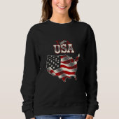 Sweatshirt 100 Usa (Devant)