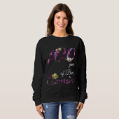 Sweatshirt 100 Year Old Awesome Floral 1921 100th Birthday (Devant entier)