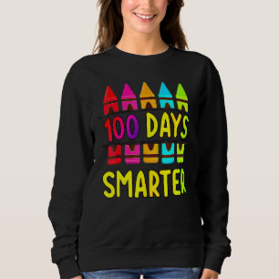 Sweatshirt 100e Jour De L'École Enseignant 100 Jours Smarter