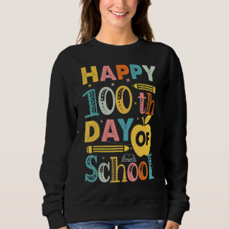 Sweatshirt 100ème Jour D'Enseignants Scolaires Enfants Enfant