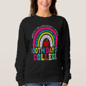 Sweatshirt 100th Day Of College School - 100 Days Smarter Rai (Devant)