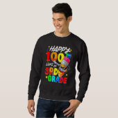 Sweatshirt 100th Day Of School Dabbing Pencil 100 Days Of 3rd (Devant entier)