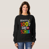 Sweatshirt 100th Day of School Teachers Kids Child Happy 100 (Devant entier)