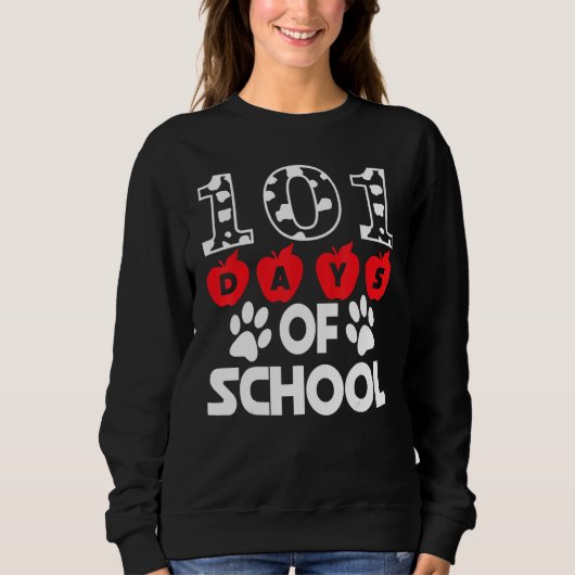 Sweatshirt 101 Day School Shirt 100th Day Of Magical Teacher (Devant)