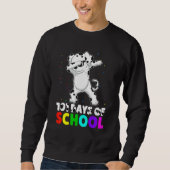 Sweatshirt 101 Days Smarter Dog Lover School Teachers Student (Devant)