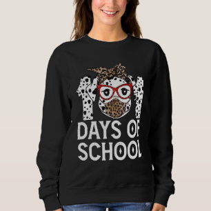 Sweatshirt 101 Jours D'École Chien Dalmatien 100 Jours Plus I