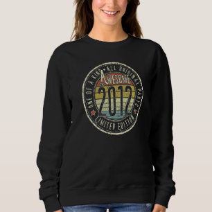 Sweatshirt 10 ans Awesome depuis 2012 10e Anniversaire Rétro
