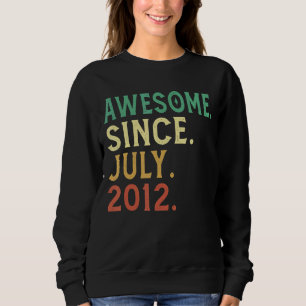Sweatshirt 10 ans Awesome depuis Juillet 2012 10e anniversair