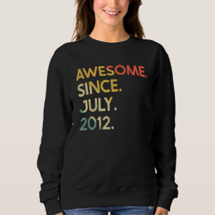 Sweatshirt 10 Ans Légende Vintage depuis Juillet 2012 10e B