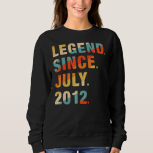 Sweatshirt 10e anniversaire 10 ans légende depuis juillet 201