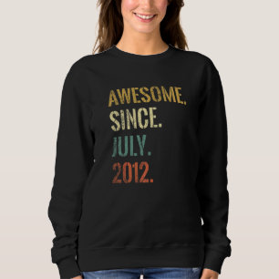 Sweatshirt 10e anniversaire 10 ans stupéfiant depuis juillet