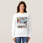 Sweatshirt 11 Photo Collage Meilleure Maman Jamais (Devant entier)