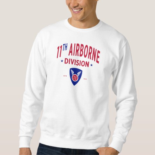 Sweatshirt 11e division aéroportée "Arctic Angels" (Devant)