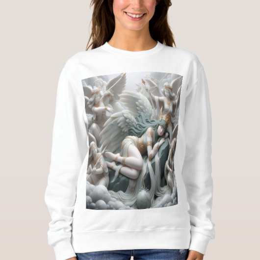 Sweatshirt 1212 Angel Watch Female Sweater (Devant)