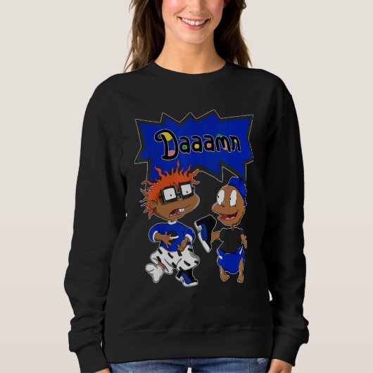 Sweatshirt 12 Hyper Royal 90s Melanin Got Em Shoes Hyper Roya (Devant)