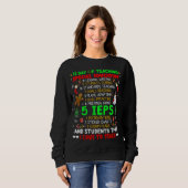 Sweatshirt 12 Jours D'Enseignement De L'Éducation Spéciale IE (Devant entier)