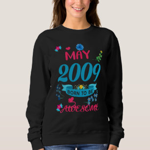 Sweatshirt 13 Anniversaire Né Pour Être Impressionnant Mai 20