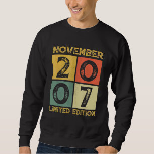 Sweatshirt 15e anniversaire Décorations Novembre 2007 15 ans 