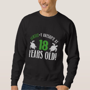 Sweatshirt 15e Anniversaire Tortue 15 Ancienne Tortue Amour B