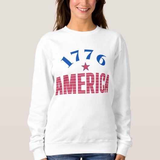 Sweatshirt 1776 AMÉRIQUE année de liberté (Devant)