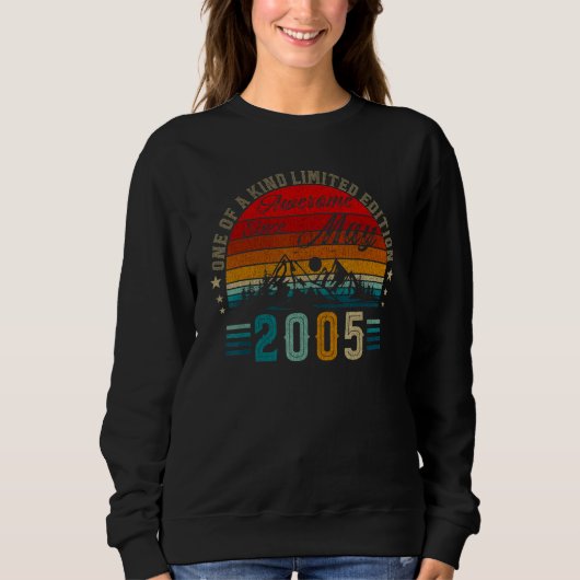 Sweatshirt 17 Ans Mai 2005 17e Anniversaire (Devant)