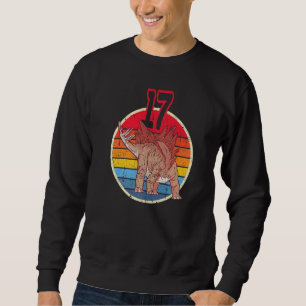 Sweatshirt 17e anniversaire I Stegosaurus Stenops I Family Ma