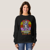 Sweatshirt 18 Ans Unicorne Dabbing Awesome Depuis 2004 Un (Devant entier)