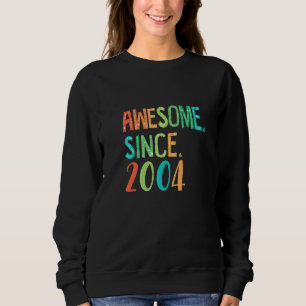 Sweatshirt 18 Ans Vieux Coeur Fille Décor Floral Magnifique D