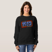 Sweatshirt 1952 Classique Rétro Anniversaire Original (Devant entier)