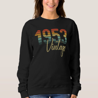 Sweatshirt 1953 All Original Parts B Day Vintage Retro Sunset