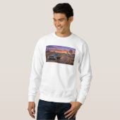 Sweatshirt 1964 Cadillac sur la route 66 (Devant entier)