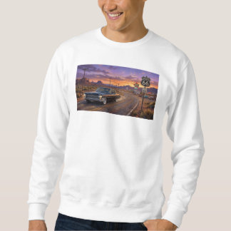 Sweatshirt 1964 Cadillac sur la route 66