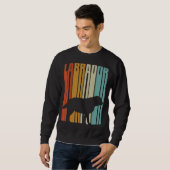 Sweatshirt 1970 Style rétro Labrador (Devant entier)