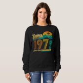 Sweatshirt 1972 50e anniversaire 50 ans rétro (Devant entier)