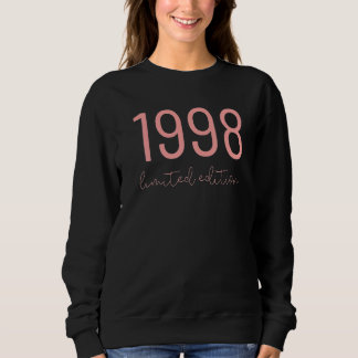 Sweatshirt 1998 cadeaux d'anniversaire pour les femmes nées e