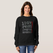 Sweatshirt 1 Jour de comptage (Devant entier)