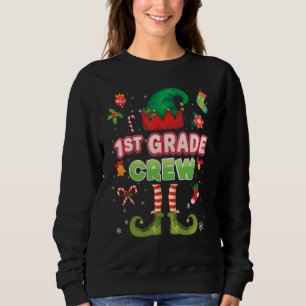 Sweatshirt 1ère année Elf Crew Noël Père Noël Helper First Sw
