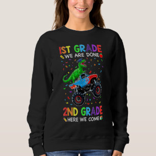 Sweatshirt 1ère Année Nous Avons Fini Première Année Dinosaur