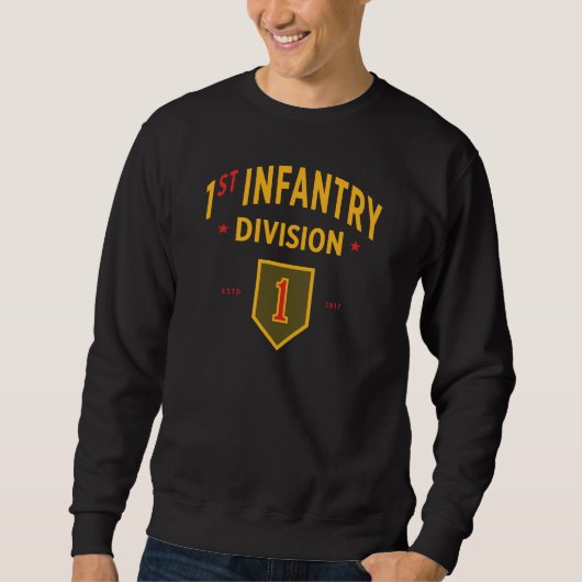 Sweatshirt 1re division d'infanterie - armée américaine (Devant)