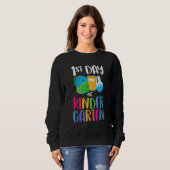 Sweatshirt 1st Day Of Kindergarten Back To School First Kids (Devant entier)