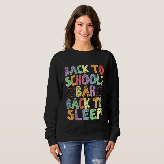 Sweatshirt 1st Day School Student Back To School (Devant entier)