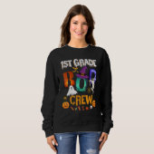 Sweatshirt 1st Grade Boo Crew Teacher Student  Halloween Cost (Devant entier)