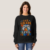 Sweatshirt 1st Grade Graduation 2023 Video Gamer First Grade  (Devant entier)