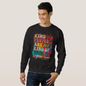 Sweatshirt 1st Grade Team Leopard Kind People Are My Kind Of  (Devant entier)