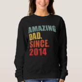 Sweatshirt 2014 Amazing Dad Since 2014 (Devant)