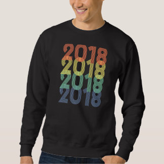 Sweatshirt 2018 4e anniversaire Vintage garçons filles Retro